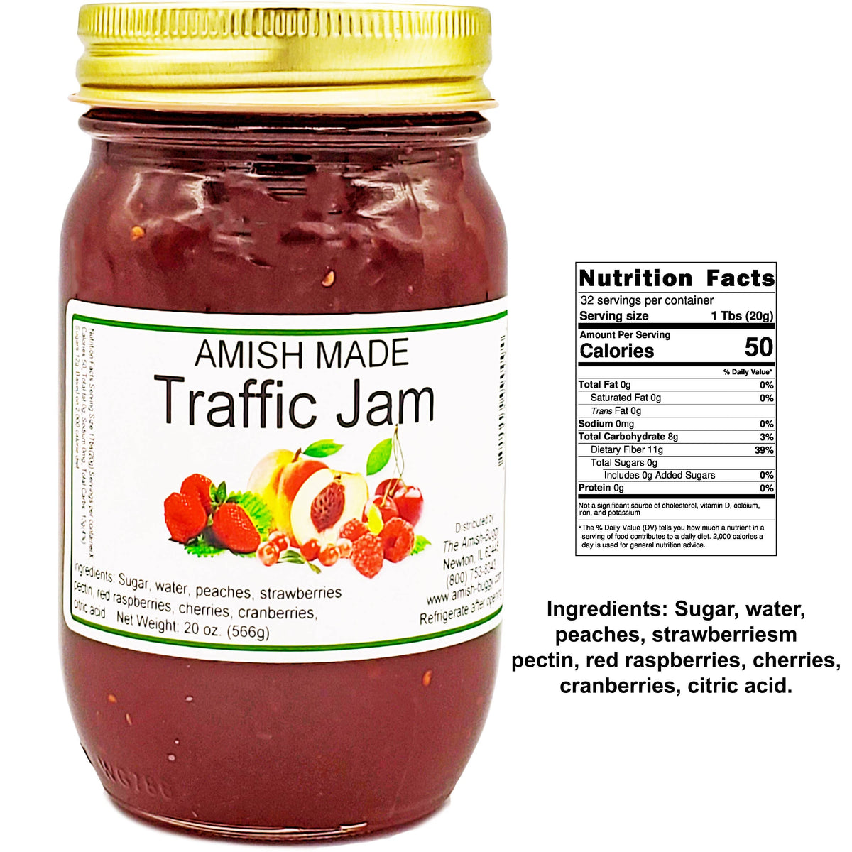 Amish Made Traffic Jam 20oz