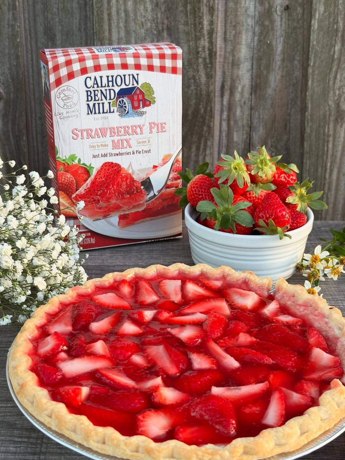 Calhoun Bend Mill Strawberry Pie Mix