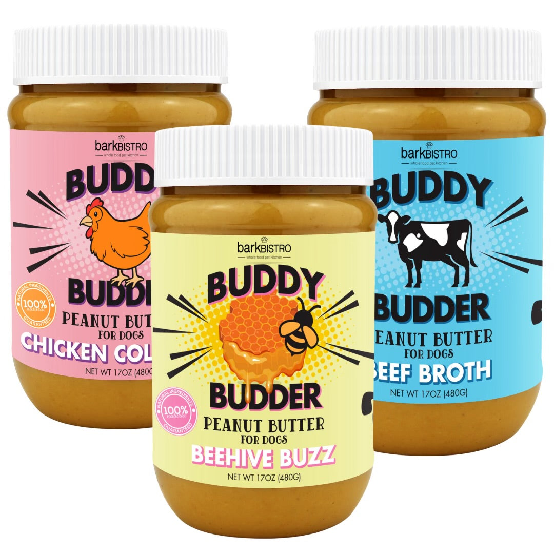 Bark Bistro Buddy Budder Peanut Butter for Dogs – 17 oz