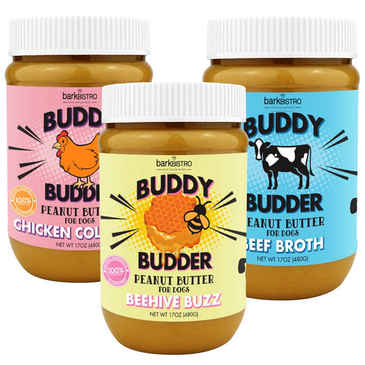 Bark Bistro Buddy Budder Peanut Butter for Dogs – 17 oz