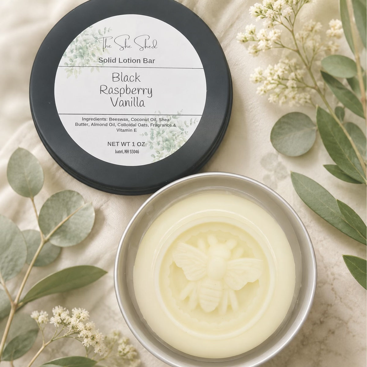 Natural Solid Lotion Bar