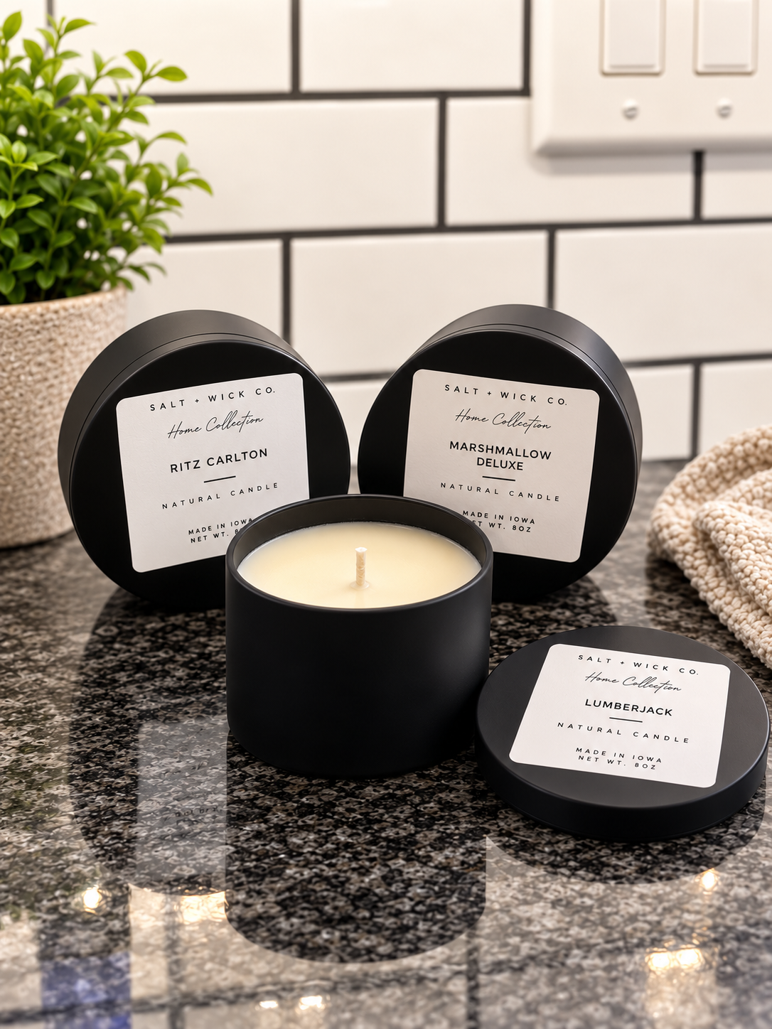 Hand-Poured Soy Candle | 8 oz