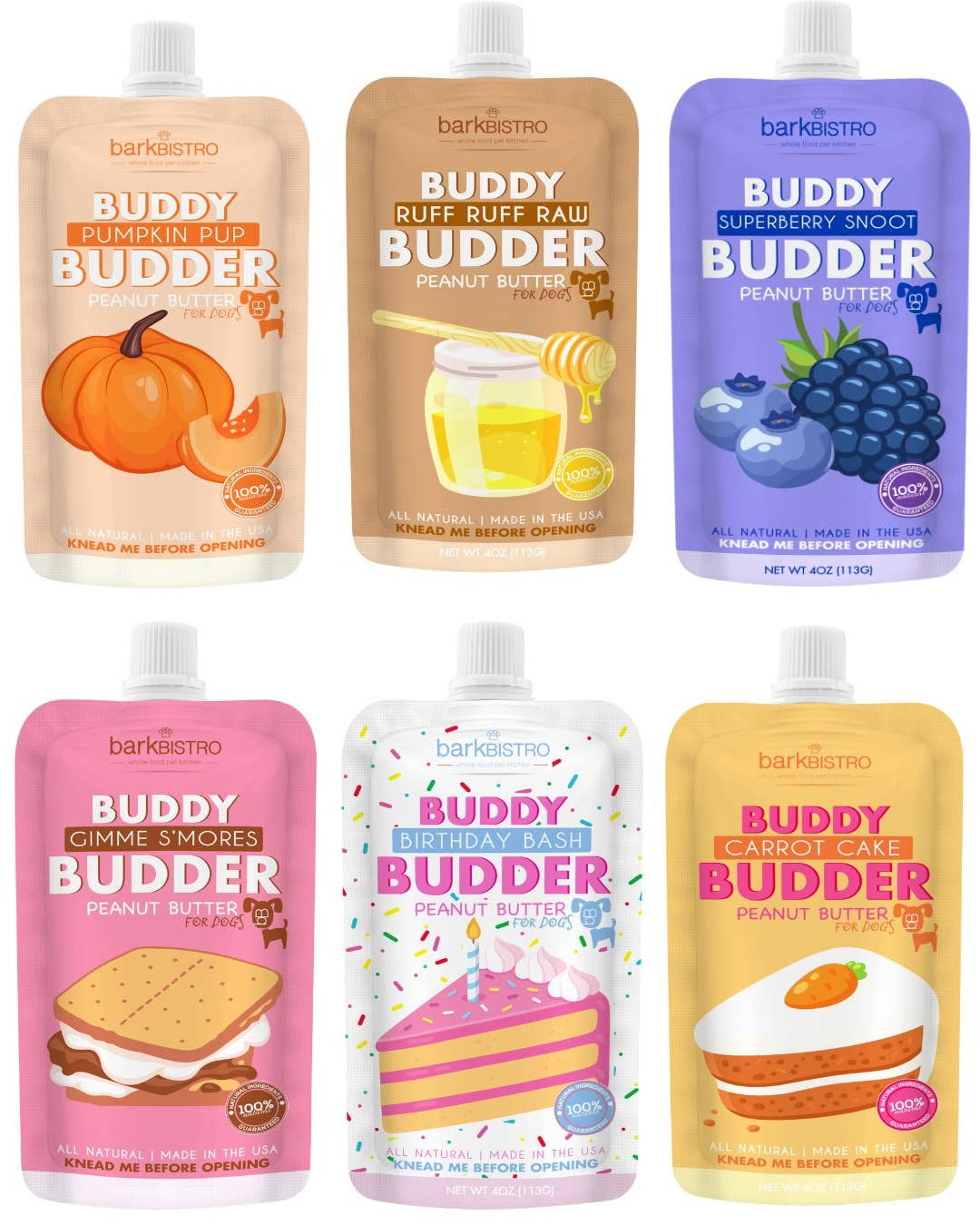 Bark Bistro Buddy Budder Peanut Butter for Dogs